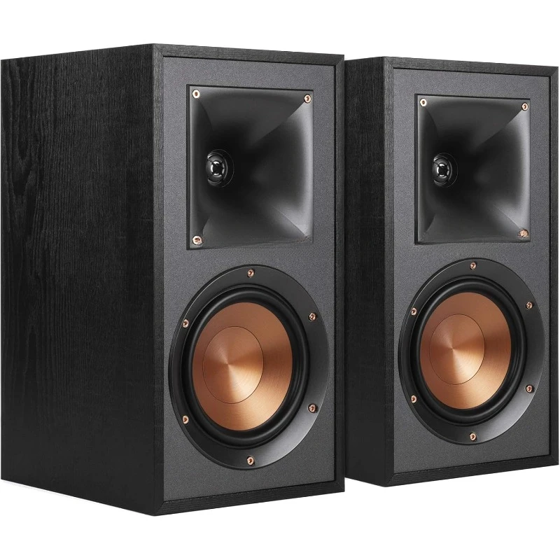 R-41M Powerful Detailed Bookshelf Home Speaker Set of 2 Black