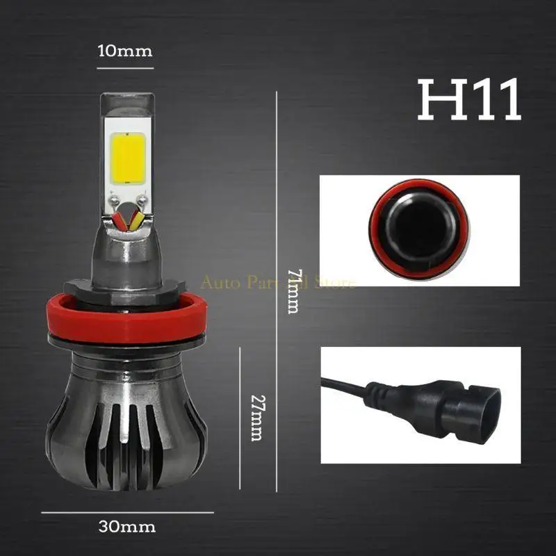 مؤشر سيارة J0MA 2PCS مصباح ضوء توفير الطاقة LED لمبة دبابة 12V/40W