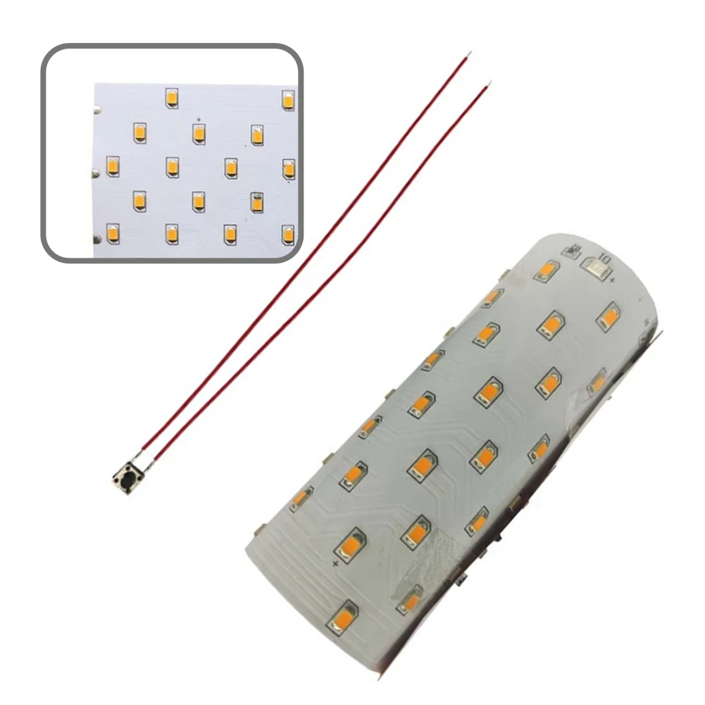 Solar Torch Light 51LEDs Flame Lamp PCB 3.7V Flexible Circuit Board For Candle Lighting With Flashing Constant Breathing Modes