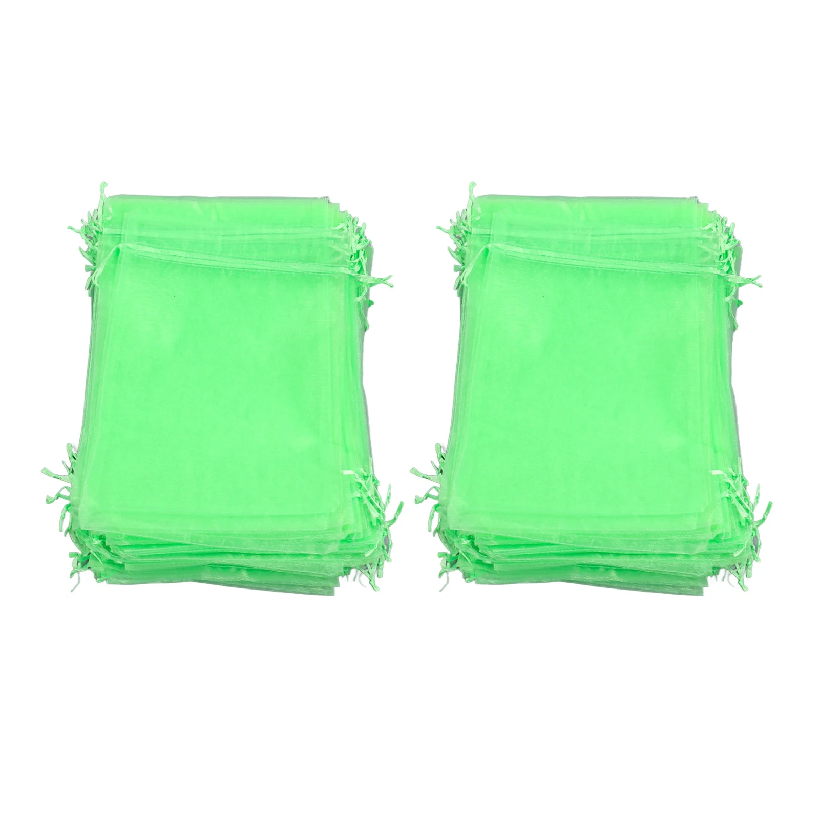 100Pcs Breathable Fruit Protection Netting Bag Reusable Garden Mesh Barrier Bag For Plant Apples Peaches Pears Flower Fruit Tree