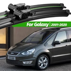 For Ford Galaxy Mk2 Mk3 Mk4 2001-2020 2pcs Front Windshield Wiper Blades 2002 2006 2014 2016 2018 Windscreen Window Accessories