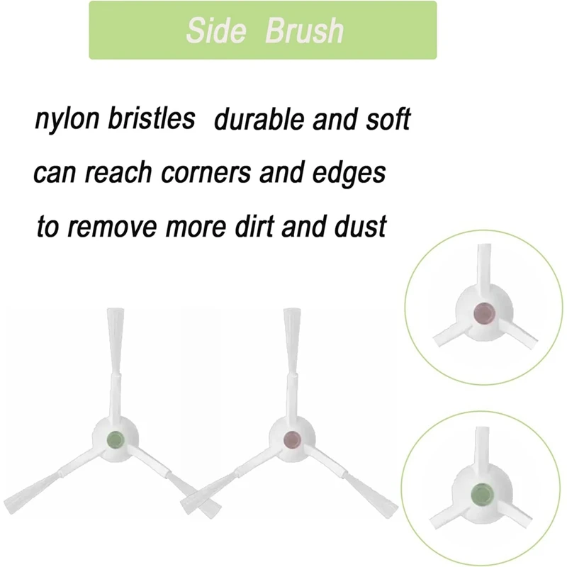 ชุดอะไหล่สำหรับ Ecovacs deebot T20 omni/ T20 pro/ T20 MAX แปรงด้านข้างหลักตัวกรอง HEPA อุปกรณ์เสริมแผ่นรองม็อบ