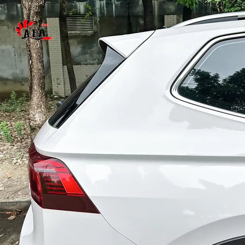

AEA0-For VW Tiguan MK2 R-Line 2017-2023 Bright Black Car Rear Window Spoiler Side Wing Cover Trim Car Parts Accessories