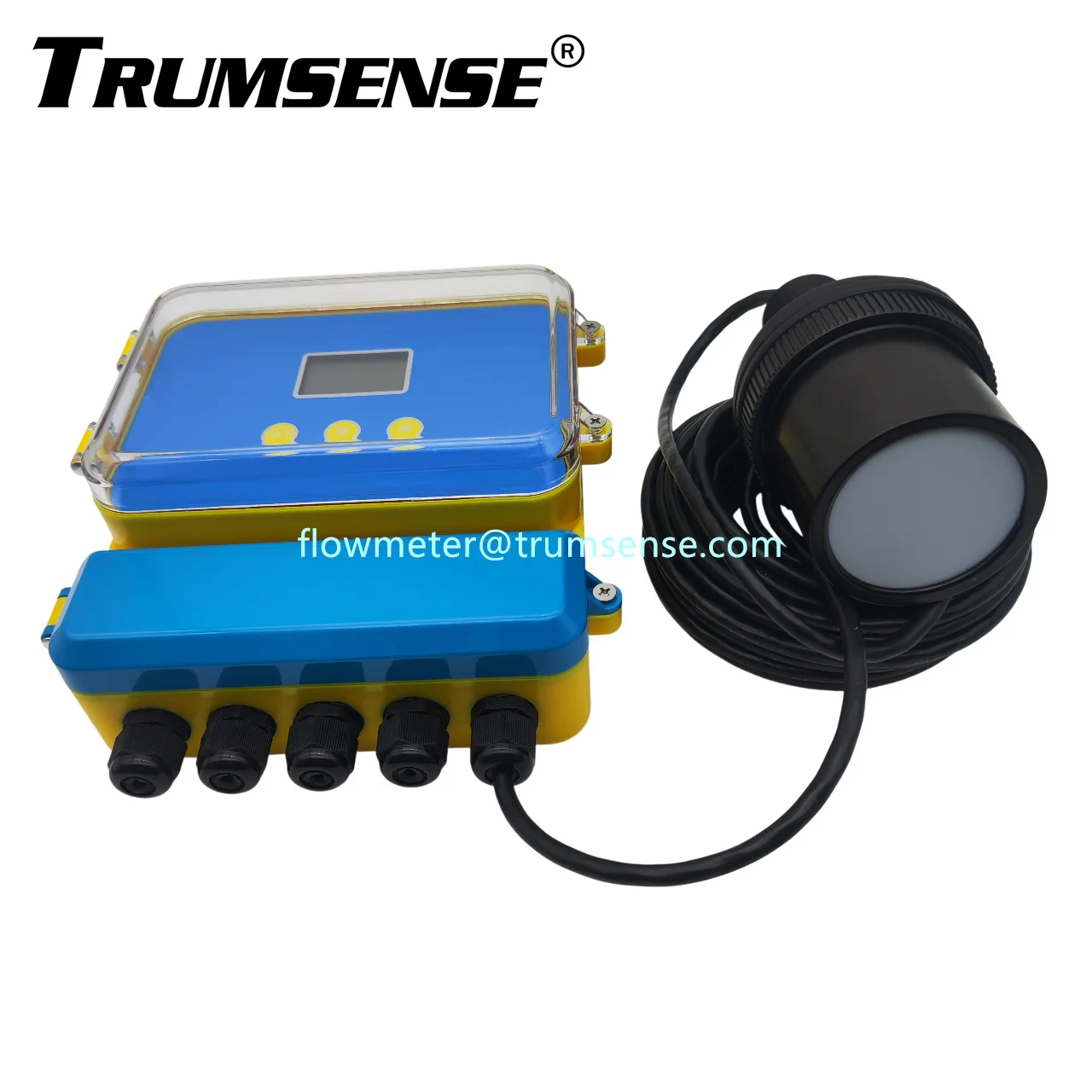 

DC 24V 3m Ultrasound Open Channel Flowmeter 4 to 20ma RS232 Outputs for Liquid Level Instantaneous And Accumulative Flow Volume