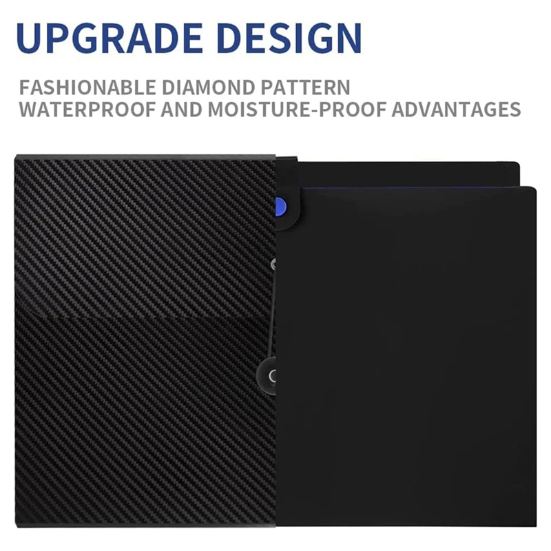 Expanding File Folder, 13 Pockets Accordion File Organizer, A4 Letter Size Paper Document Receipt Organizer Easy To Use