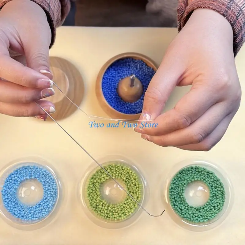 HX6F Clear Bead Storage Trays Quick Trays Spin Bead Accessory Bead Bowls Quick Changed Tray for Crafting