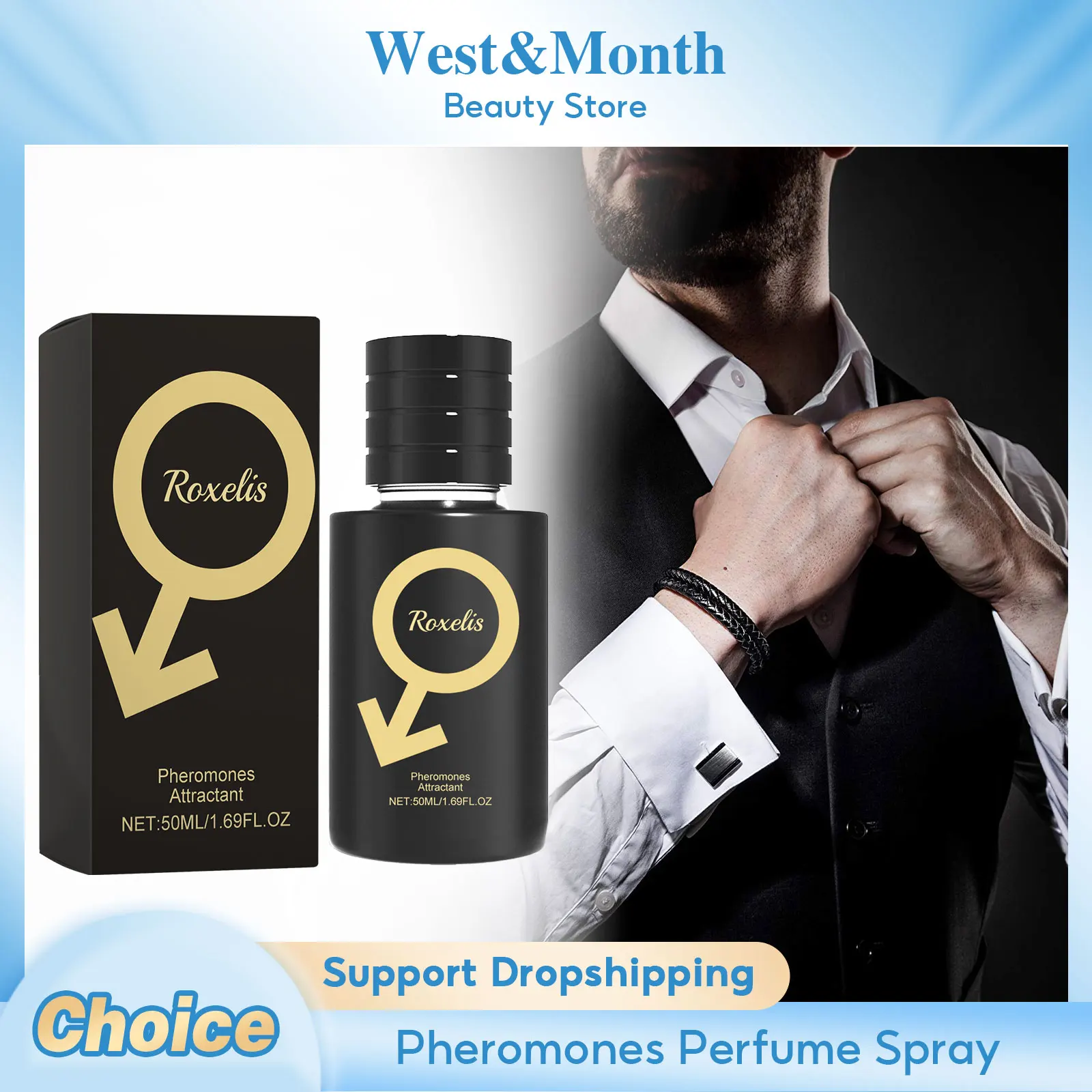 

Charm Perfume for Men Original Fresh Light Lasting Fragrance Confidence Release Charm Couple Dating Pheromone Perfume Body Spray