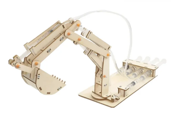 Tecnologia del materiale del caricatore idraulico siringa fatta a mano per piccola produzione modello fai-da-te
