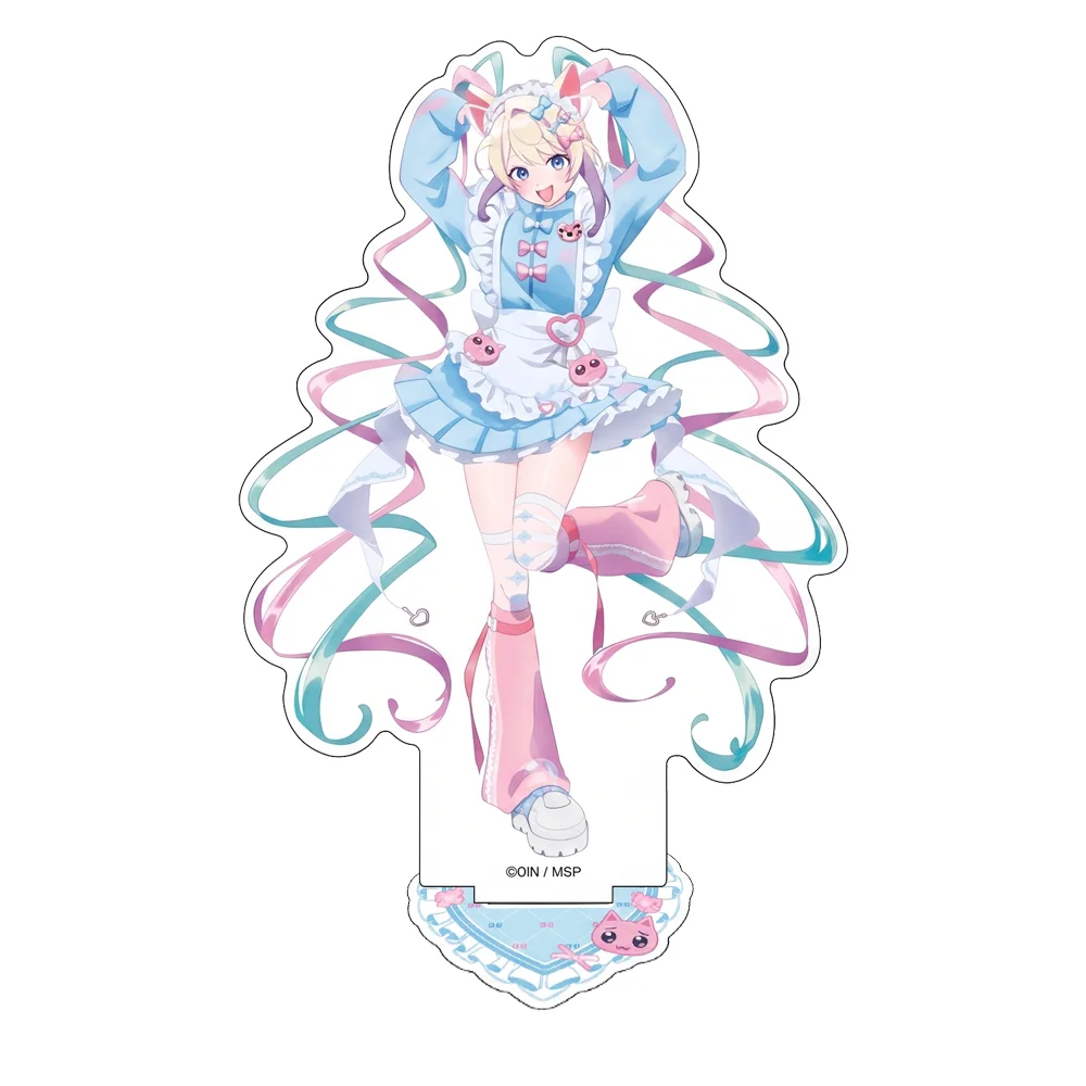Game NEEDY GIRL OVERDOSE Ame KAngel 15CM Acrylic Stand Keychain 2026 New Anime Stand Desktop Display Collect Gift Bag Pendant