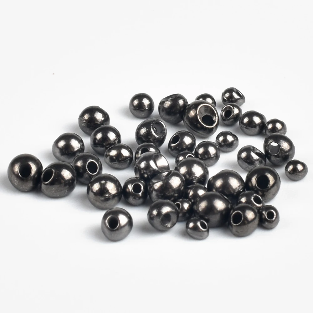 MUUNN 200PCS  2.3~3.8mmTungsten Jig Off Beads,Tying Nymph Jig Head,Offset Beads,Fly Tying Material,0.1G-0.45G Fly Tying Material