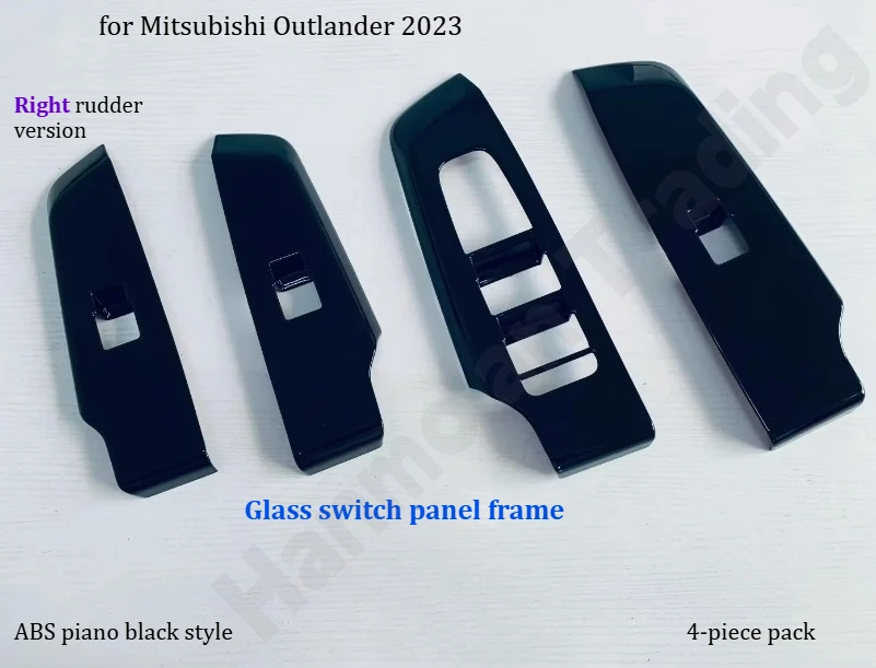 

for Mitsubishi Outlander 2023 Gear shift frame/glass lifting panel frame/carbon fiber interior modification accessories