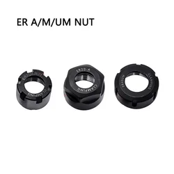 1pc ER11 ER16 ER20 ER25 ER32 Spring Collet Nut Precision Clamping Tools for CNC Milling Engraving Machine ER Collet Accessory