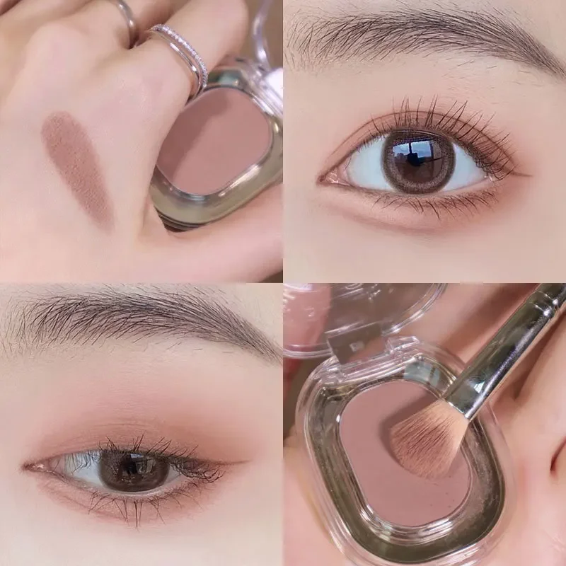 FAICCIA Feixi Монохромная палитра теней для век Матовые нежные прозрачные телесные тени для макияжа с низкой насыщенной отделкой Тонкие блестящие тени для век оптом
