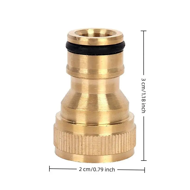 1Pcs Watering Equipment High-Pressure Cleaning Machine Hose Fittings 3/4 Inch 1/2 Inch Threaded Garden Water Pipe Fittings