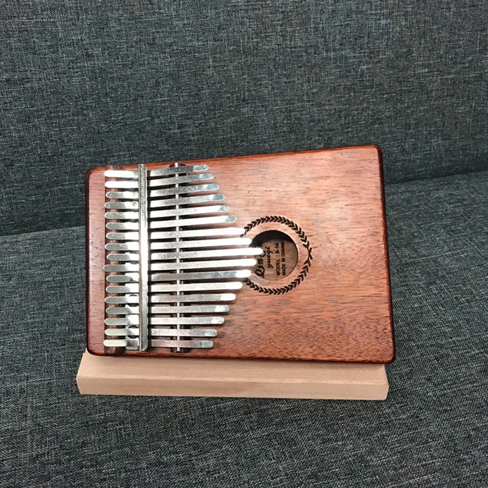 

1Pc Portable Solid Wood Kalimba Display Stand Easy Assembly Thumb Piano Holder Musical Instrument Support Khaki
