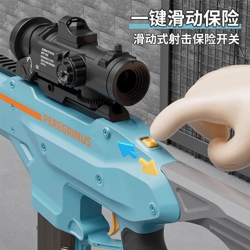 Elektryczny karabin na miękkie pociski UPM45 o szybkim, ciągłym strzelaniu, pistolet dla chłopców, karabin szturmowy do walk na świeżym powietrzu.