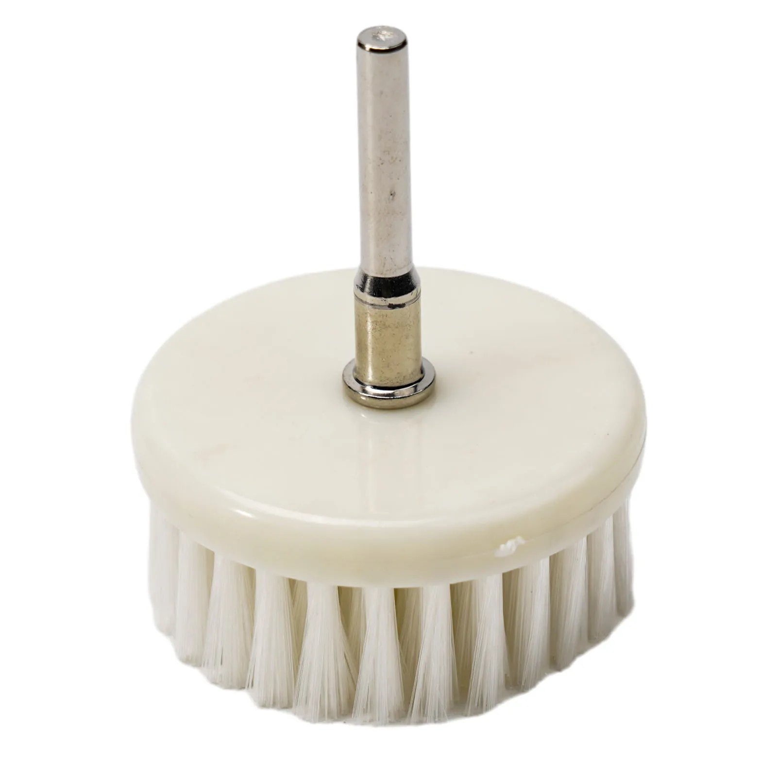 Tête de brosse de forage électrique 60mm, perceuse en plastique souple blanc, brosse alimentée pour le nettoyage de tapis de voiture, tissu de bain, outil électrique de canapé