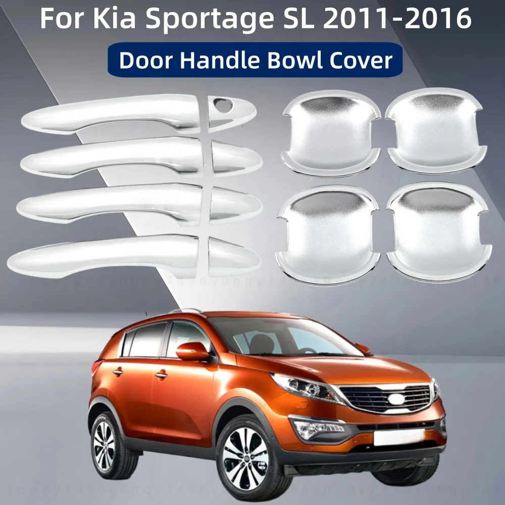 

Аксессуары для модификации автомобиля, накладка на дверную ручку, накладка в стиле карбона для Kia Sportage SL 2011 2012 2013 2014 2015 2016