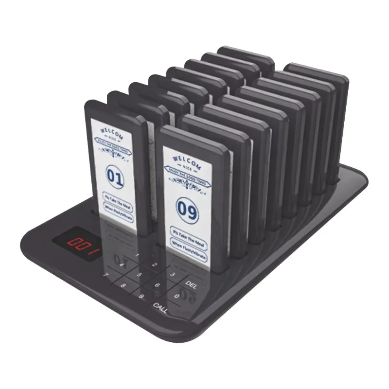 Vibrating Wireless Restaurant Paging Fastfood Queue Guest Pager System