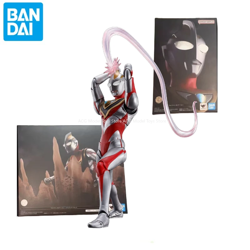 

In Stock Original Bandai S.H.Figuarts SHF Tokusatsu Ultraman Gaia V2 SET Action Figure Toys Collection Model Gift