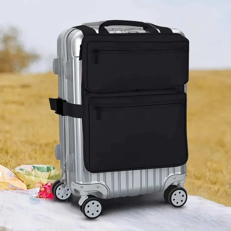 20-inch suitcase, additional bag, large-capacity boarding case, hanging bag, foldable external strap, storage bag, strap bag.