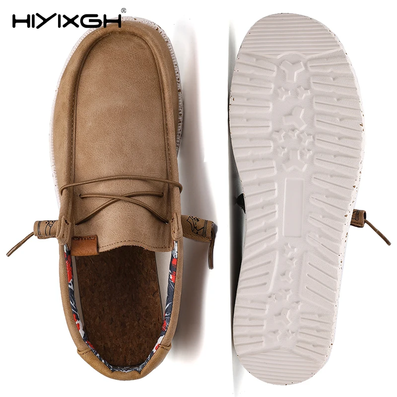 

Мужская повседневная кожаная деловая обувь ручной работы для отдыха, новинка 2025 года, модная минималистичная модная рабочая обувь, официальная кожаная обувь на шнуровке