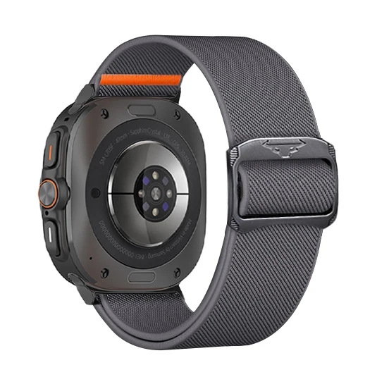 Strap For Samsung Galaxy Watch Ultra 47mm accessories Elastic Nylon Sport loop wrist bracelet correa Galaxy watch 7 Ultra band