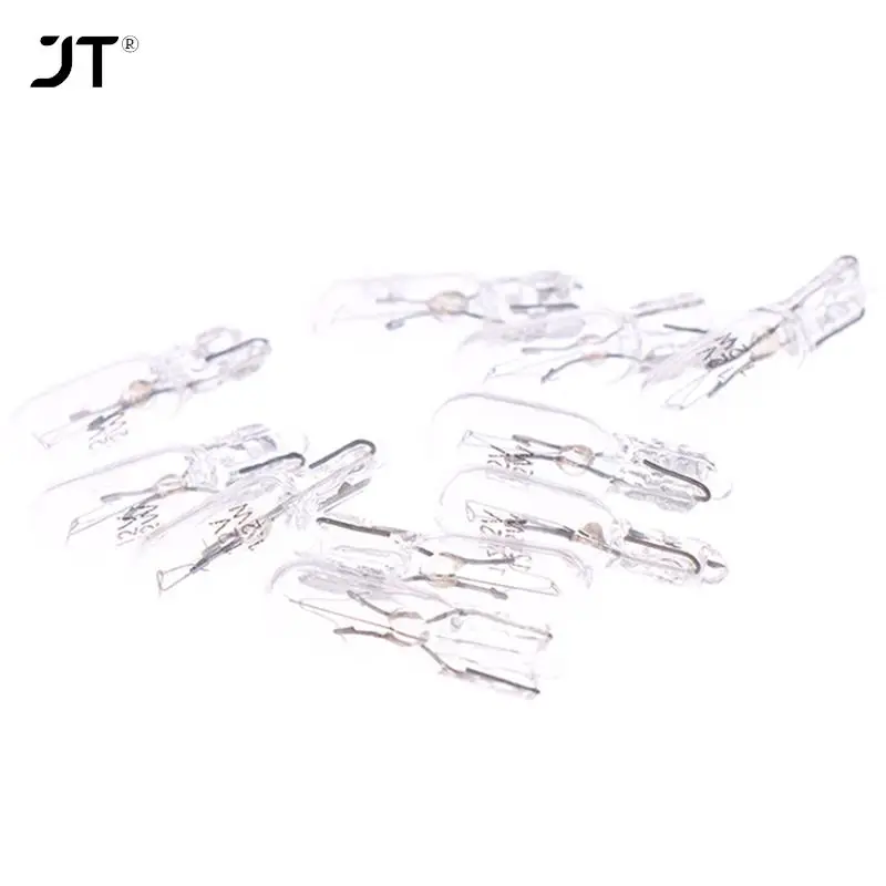 20Pcs T5 W2W Bulb 12V Car Instrument Lights Dashboard Bulb Auto Interior Warnning Light