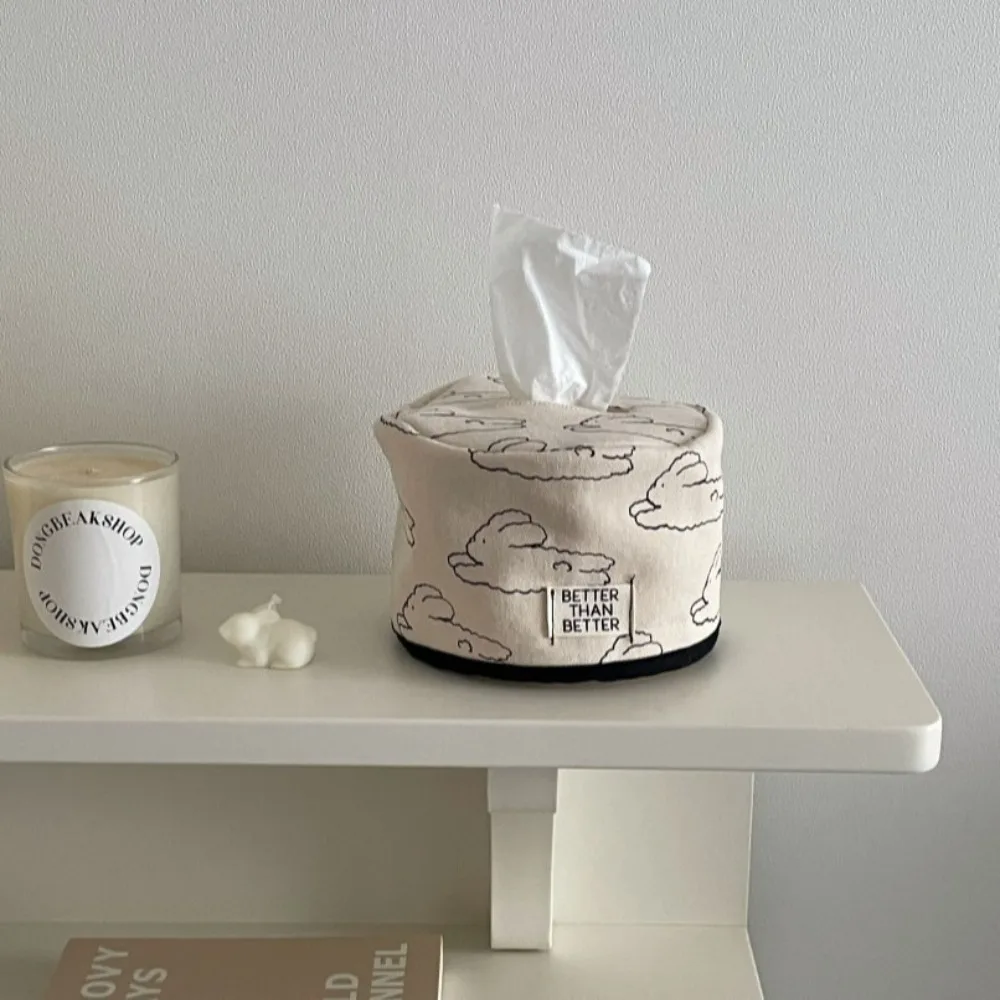 Bowknot Tissue Paper Storage Box Table Decor Tissue Storage Napkin Tissue Box Space-saving Roll Paper Tissue Case Holder Home