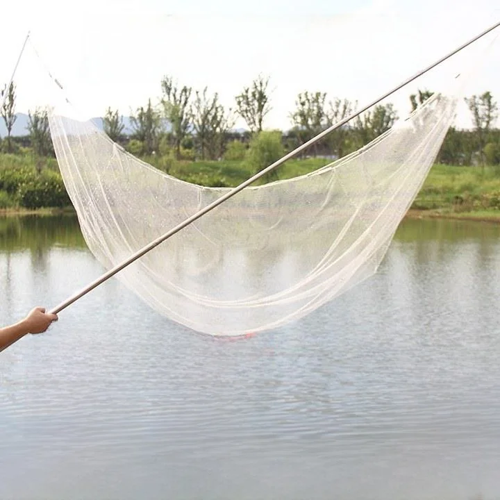 

Традиционная и современная рыболовная сеть для креветок, сеть-ловушка с бамбуковой ручкой, рыболовная сеть нового стиля, подсачек в старинном стиле