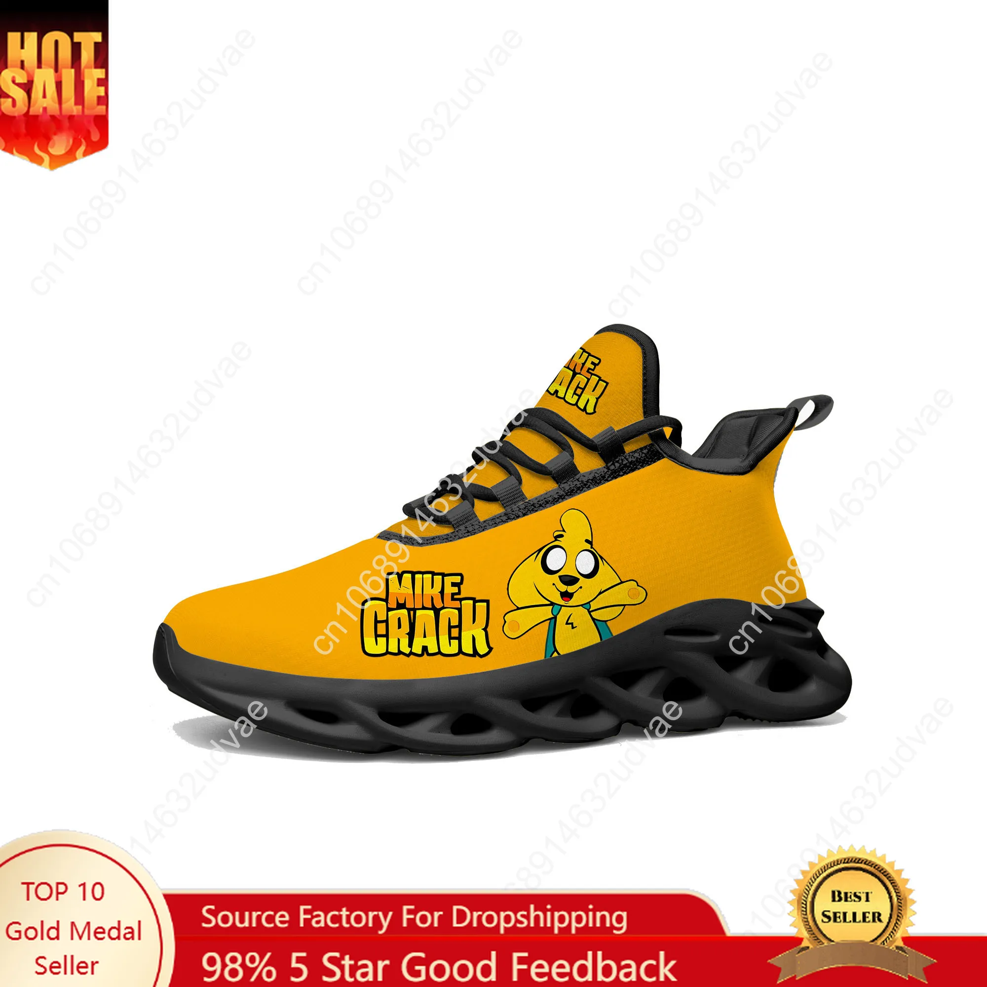 

Mikecracks Flats Sneakers Mens Womens Sports Running Shoes High Quality DIY Sneaker Lace Up Mesh Footwear Tailor-made Shoe