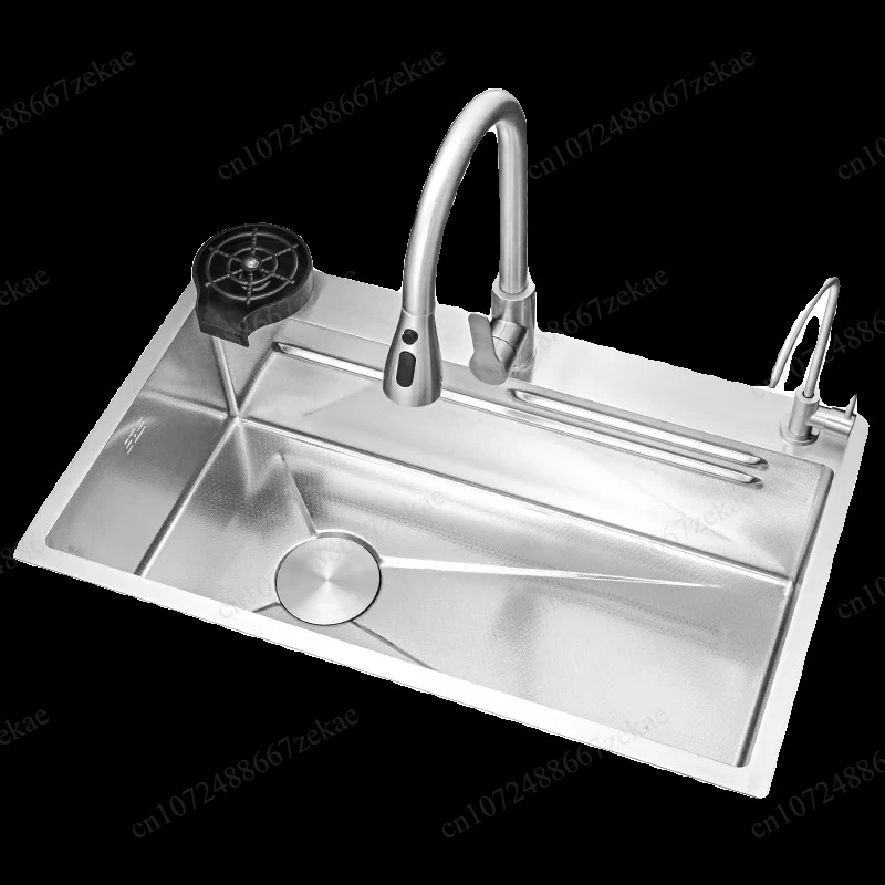 4mm Thick SUS304 Stainless Steel Honeycomb Embossed Sink, Undermount Kitchen Sink