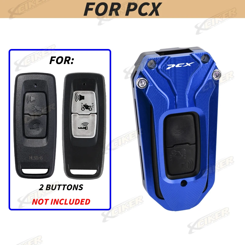 For Honda PCX 160/125 Remote Key Casing Key Cover Smart Key Holder Protective Case