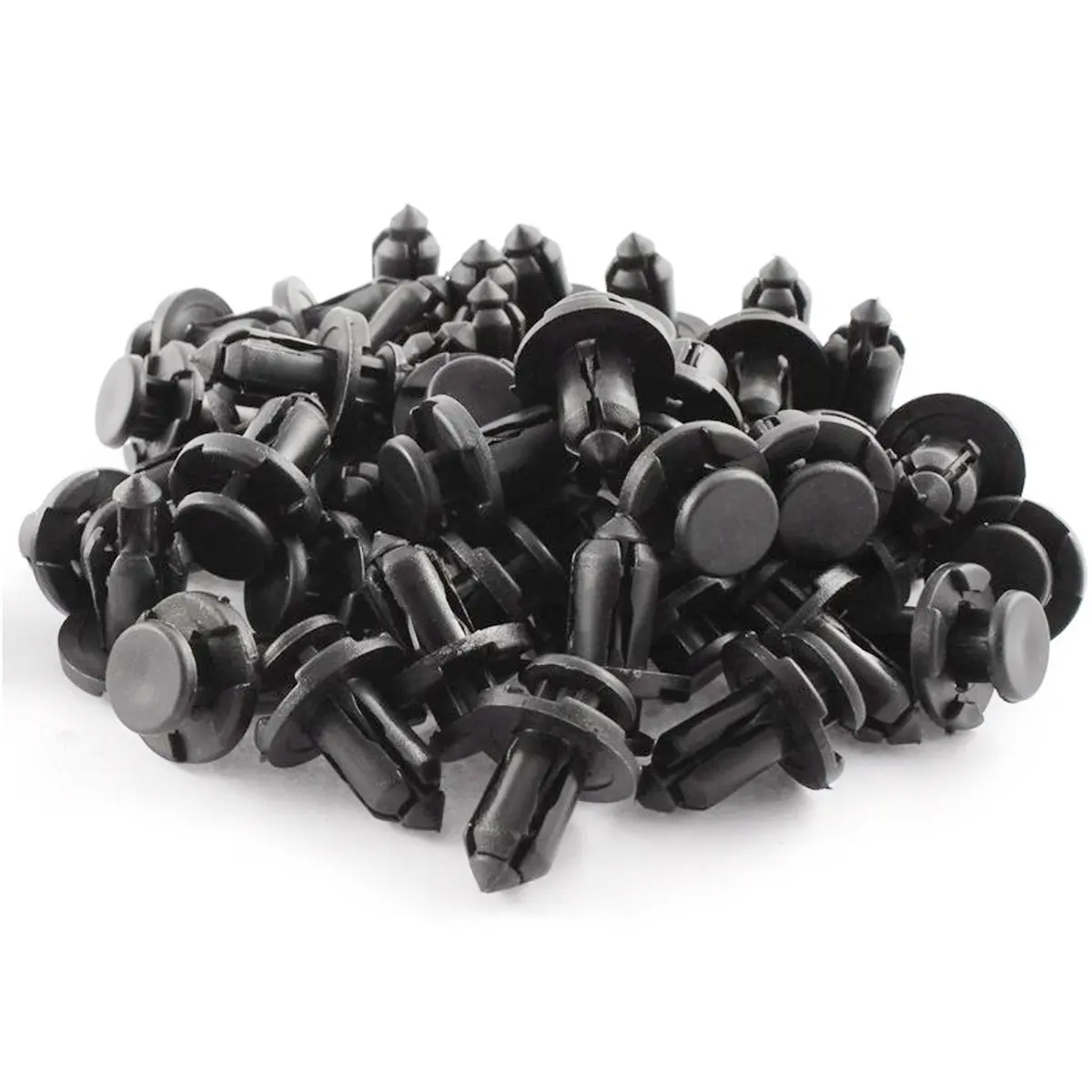 

100Pcs Fastener Clips Polyformaldehyde Strong Radiator Yoke Bumper Shield Retainer Push Type Car Fastener Rivet