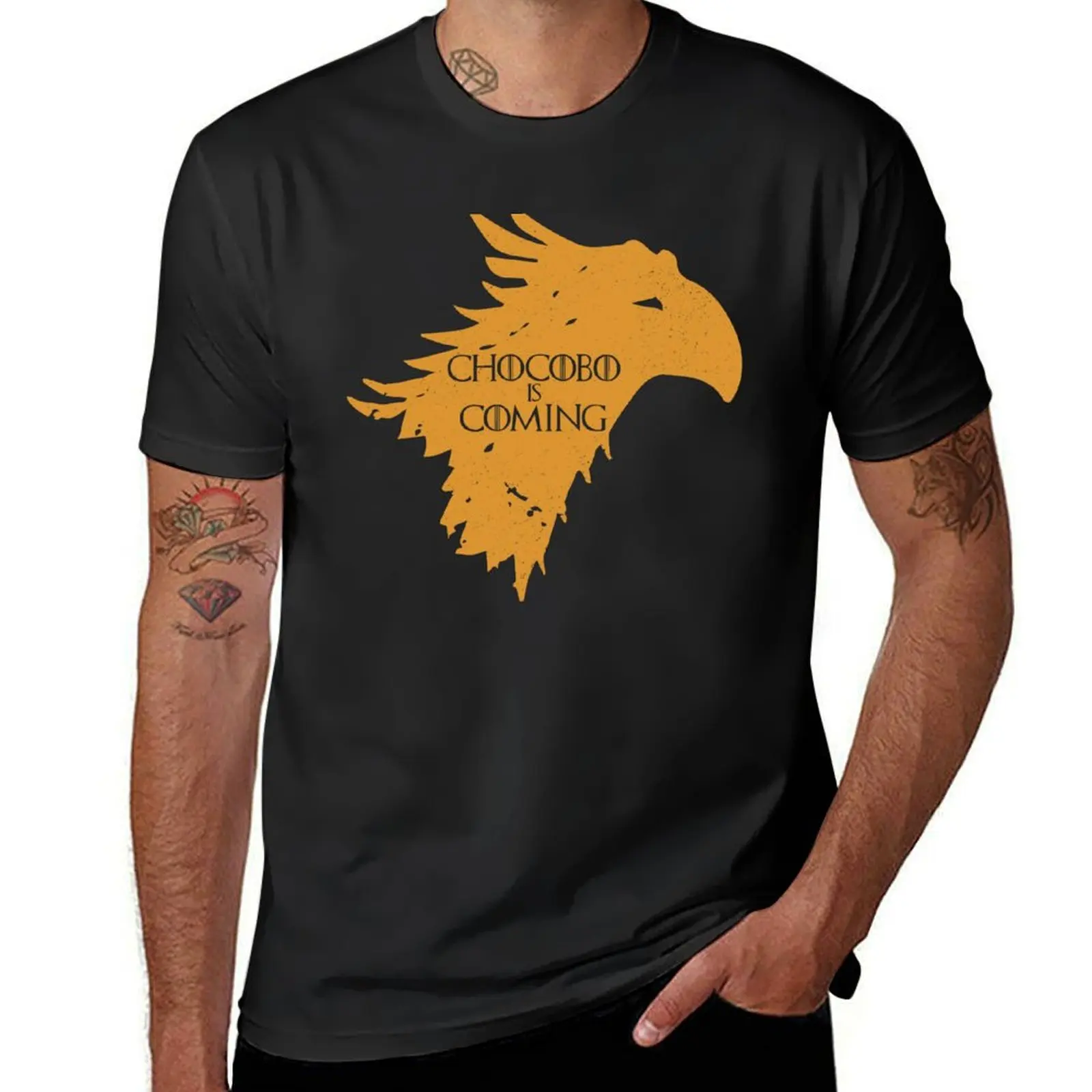 

Chocobo is Coming T-Shirt blanks vintage heavyweight t shirts for men