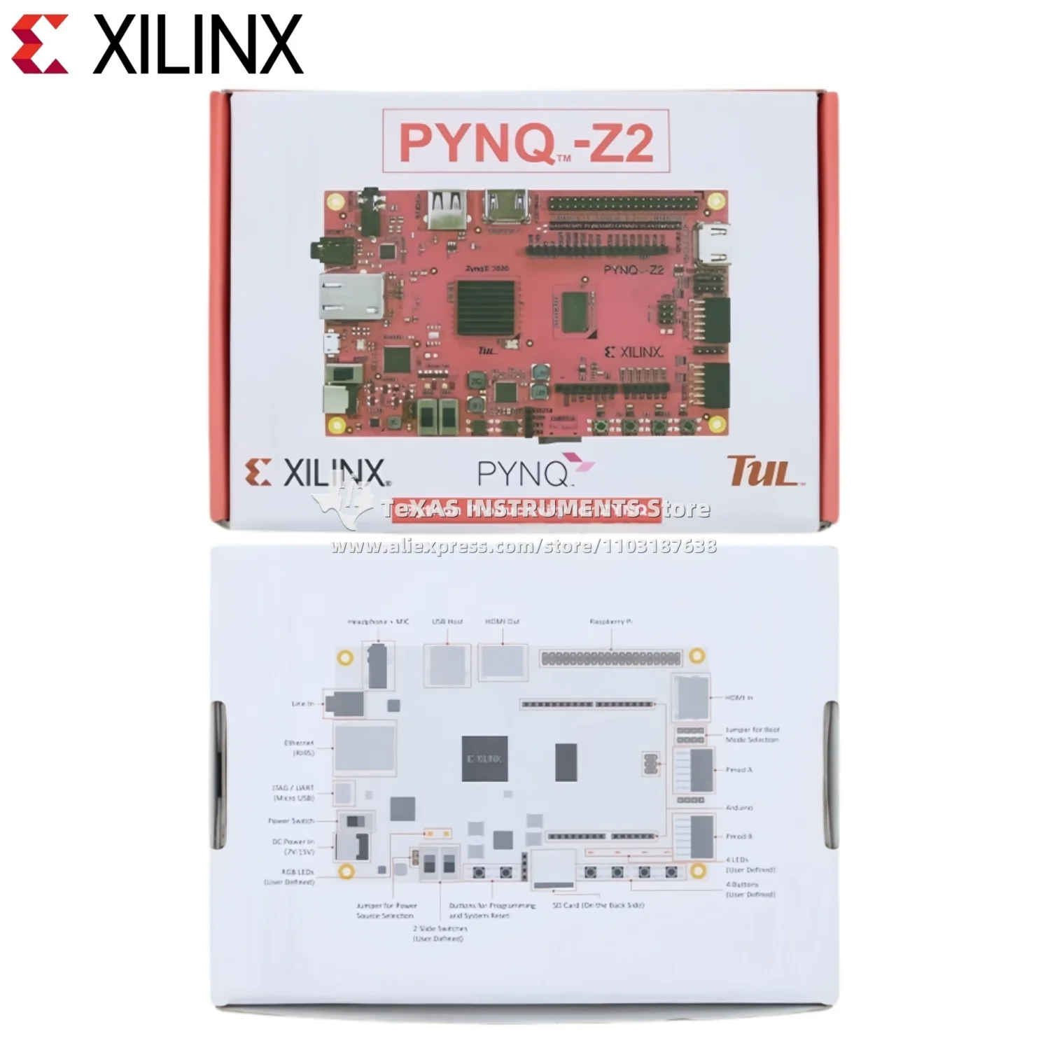 1PCS/LOT TUL PYNQ-Z2 ZYNQ XC7Z020 1M1-M000127DVB DEV FPGA