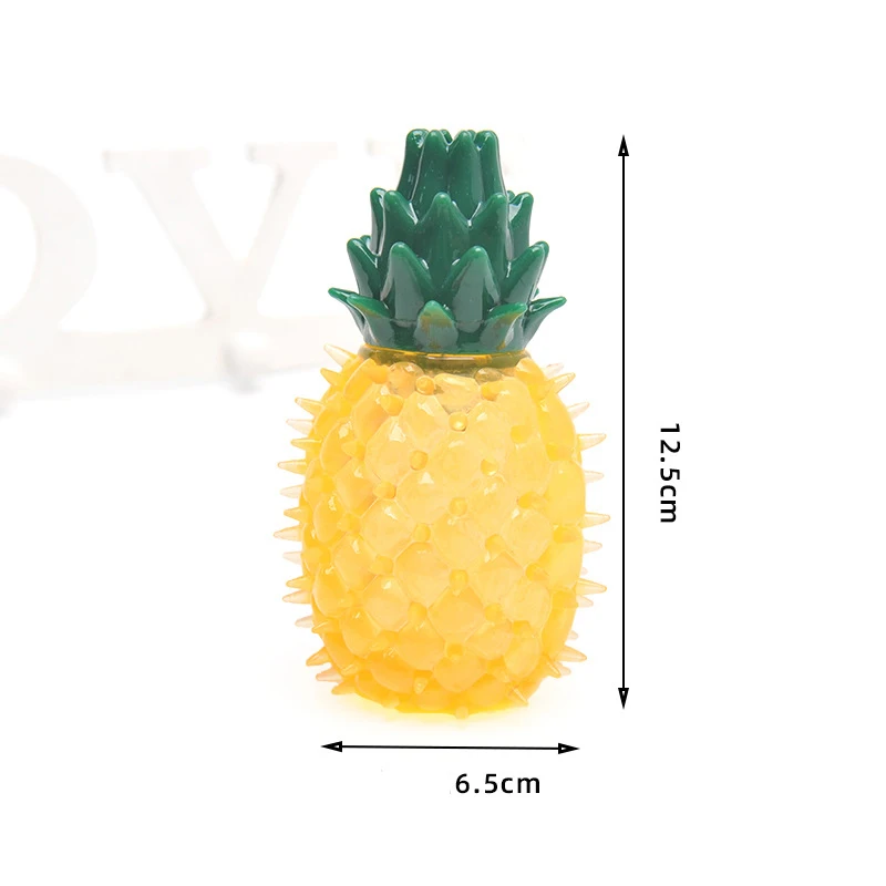 Summer Pet Teeth Grinding Stick Biting Toy Sound Toy Watermelon Pineapple Lemon Heat Relieving Toy