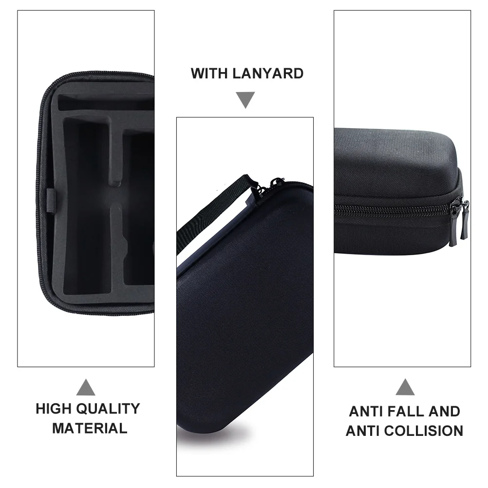 

Waterproof Digital Storage Pouch For Osmo Pocket Durable Eva Protection Bag With Mesh Pocket Smooth Zippers For Hiking Travel