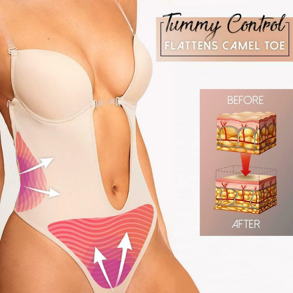 

Invisible Shapewear Slimming Corset Women Bustier Bra Sculpting Backless Elastic Breathable Comfortable Long