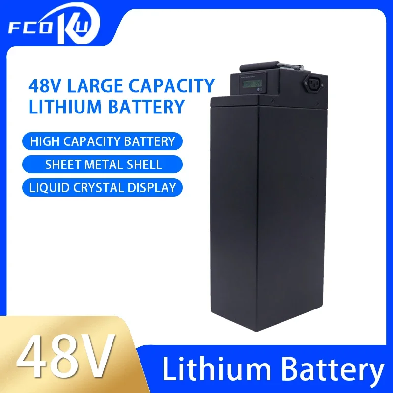 

new Large capacity 48V 20Ah 32Ah rechargeable lithium battery, for electric bicycle can replace lithium battery pack