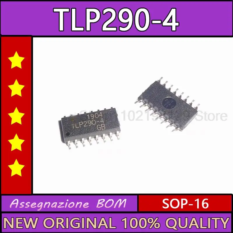 10PCS/LOT Tlp290-4 patch sop-16 optocoupler brand new imported tlp290-4gb