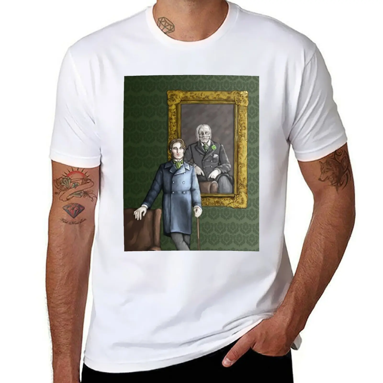 

Dorian Grey T-Shirt t shirt men 100% cotton luxury brand t shirts for man pack white T-Shirt