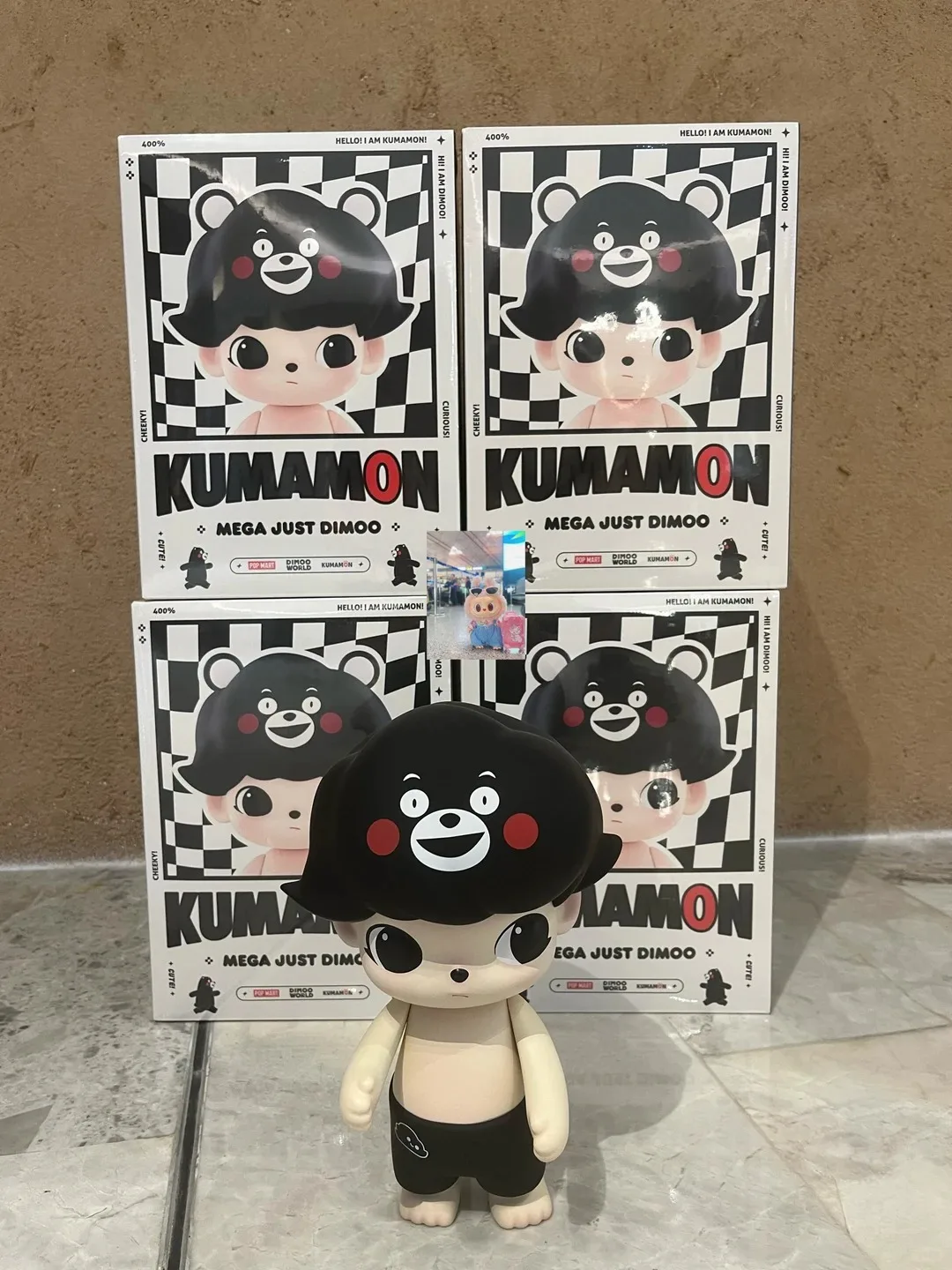 

POPMART Genuine Mega Just Dimoo Kumamon 400% Series Cute and Interesting Toy Surprise Collection Birthday Gifts