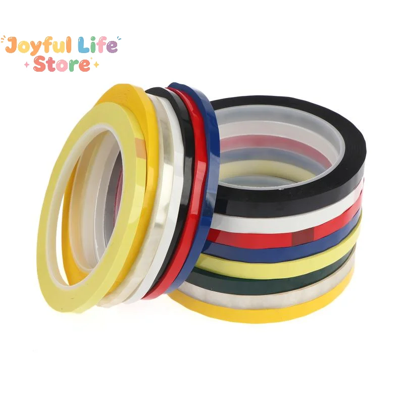Hot 1pc 5/8mm Length 66M 5S Desktop Positioning Tape Marking Tape Whiteboard Color Discrimination Warning Drawing Grid Line