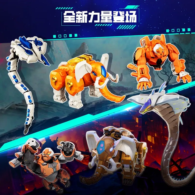 Glory Alliance 6 Trasformare Combinato Robot Action Figures Mech Toy Shapeshifting League GRIFFN REX INCREDIBILE PULIS Veicolo Deformato