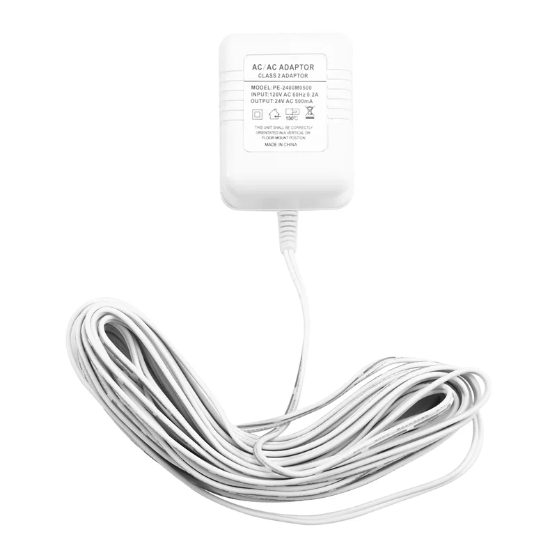 【Must-Haves】2X 24V Doorbell Transformer Adapter For Video Doorbells, Enhanced Performance & Easy Installation US PLUG