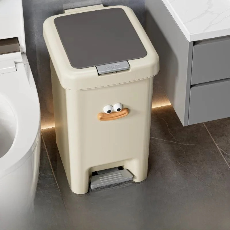 

Large Size Tra Can Household Luxury Living Room Batoom Hand Paper Basket Cover Dirt Free Stainl Steel Tra Can