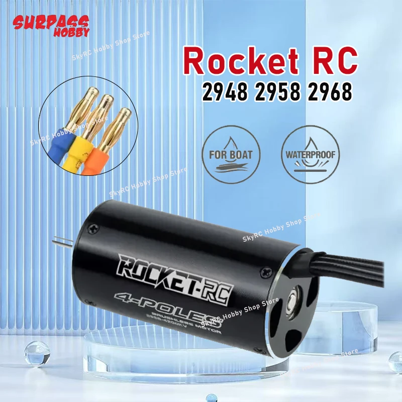 

Surpass Hobby Rocket RC 2948 2958 2968 Бесщеточный двигатель для радиоуправляемой электрической лодки Мотор Traxxas Feilun Детали для обновления лодки с рыболовной приманкой