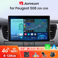 Junsun X7 PRO Car Radio for Peugeot 508 508SW 2011-2018 AI Voice Wireless CarPlay Android Auto 11.5 and 13“ 2K 8core GPS