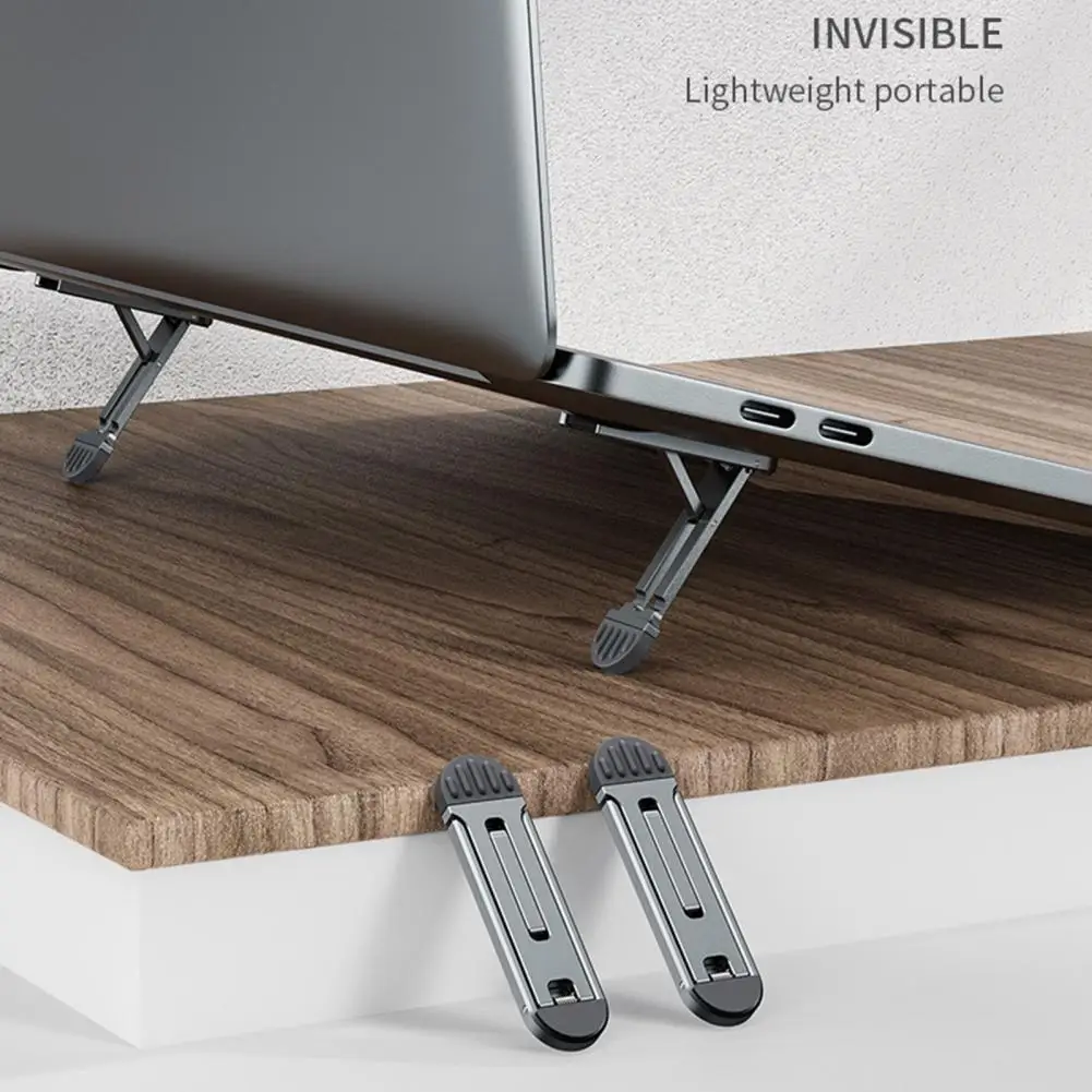 Soporte para portátil de buena capacidad de rodamiento, Mini escritorio plegable ajustable, soporte de sujeción para oficina